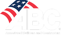 ABC logo with flag above and 