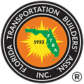 FTBA logo: green Florida on yellow sunburst, 1933, black border.