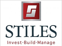 Stiles logo: red and white S above STILES and tagline.